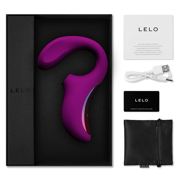 LELO – ENIGMA MASSAGGIATORE A DOPPIA ASPIRAZIONE ROSA PROFONDA