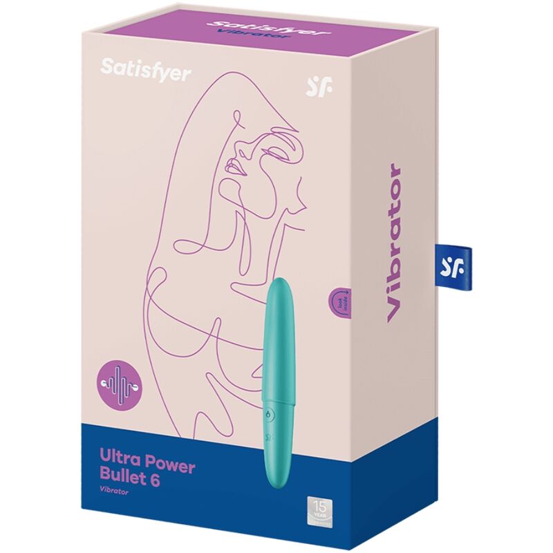 SATISFYER – ULTRA POWER BULLET 6 TURCHESE