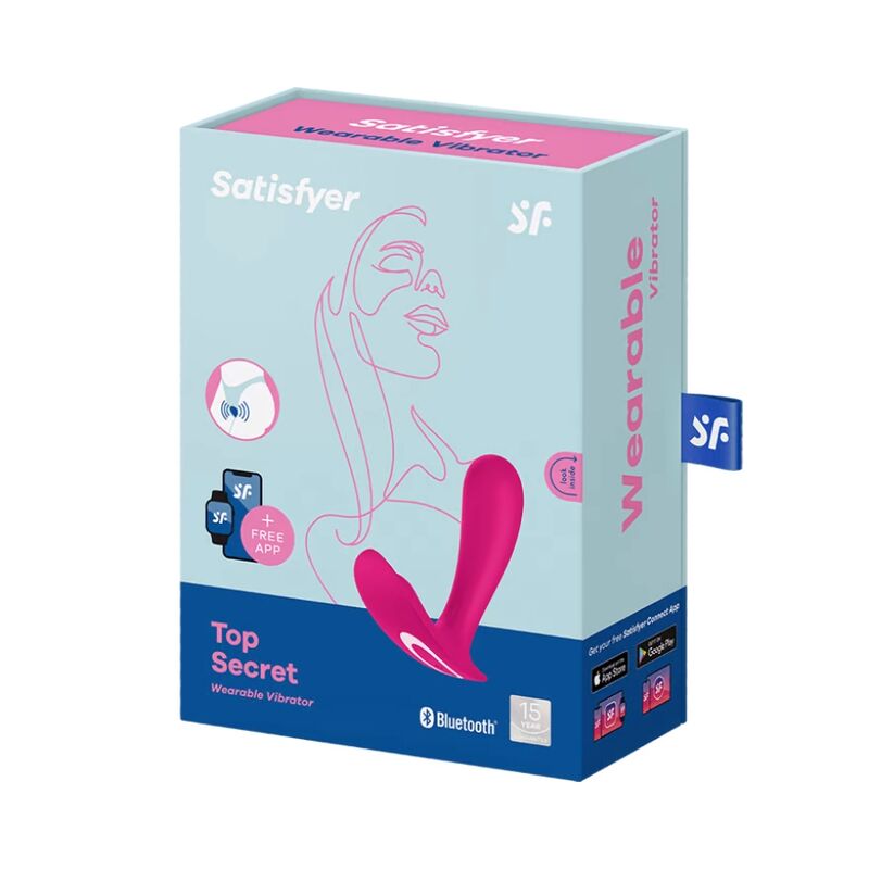 SATISFYER – VIBRATORE TOP SECRET ROSA