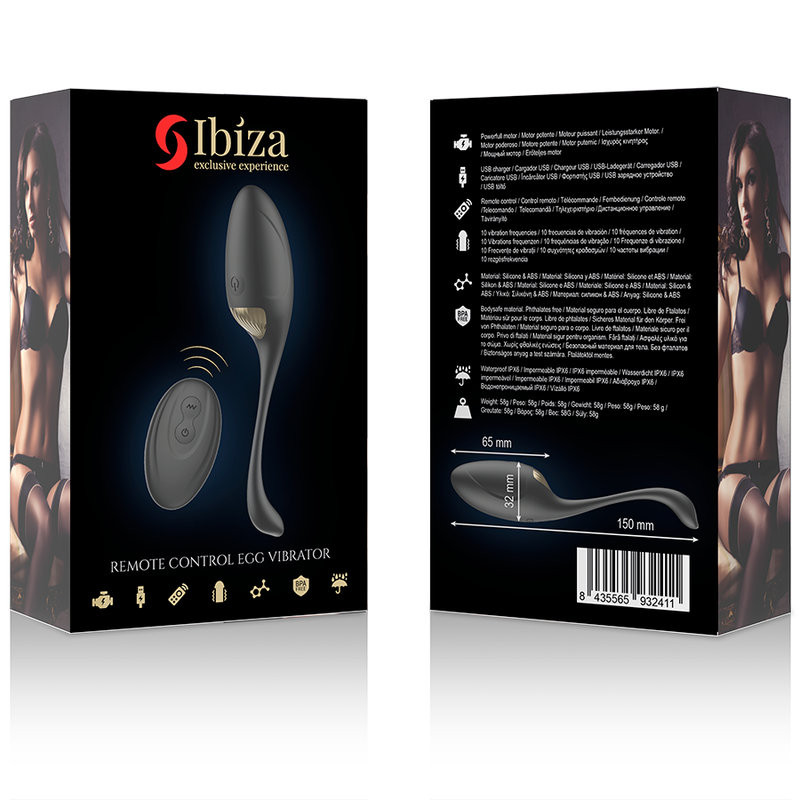 IBIZA – TELECOMANDO POTENTE VIBRATORE PER UOVO