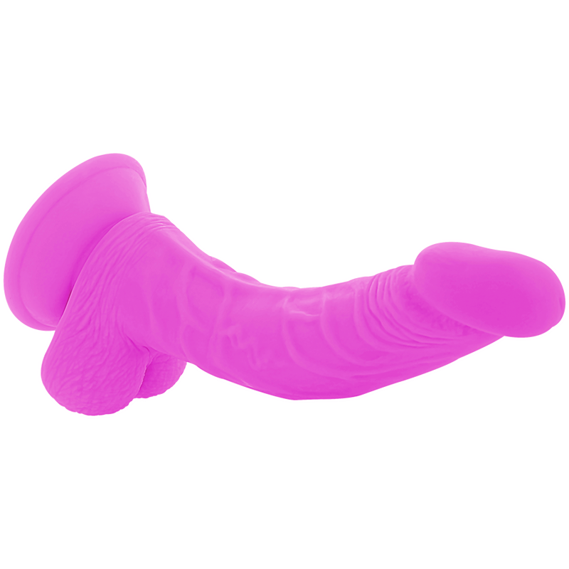 DIVERSIA – DILDO VIBRANTE FLESSIBILE VIOLA 21.5 CM -O- 4.5 CM