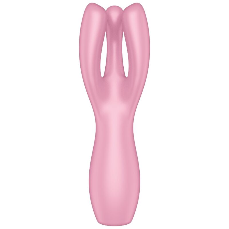 SATISFYER – VIBRATORE THREESOME 3 ROSA