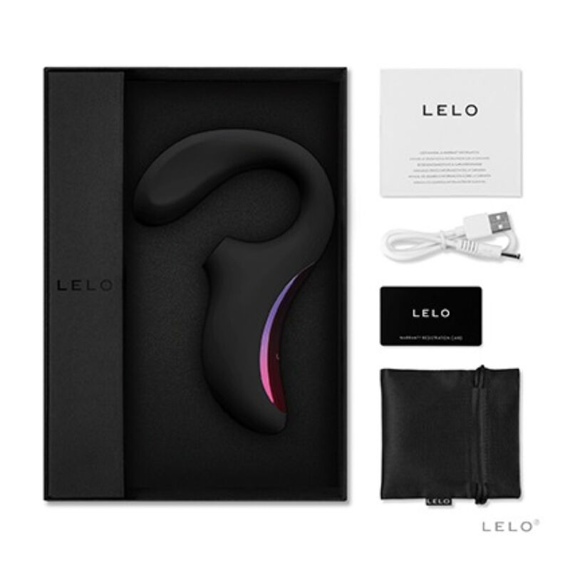 LELO – ENIGMA CRUISE MASSAGGIATORE SONICO A DOPPIA STIMOLAZIONE NERO