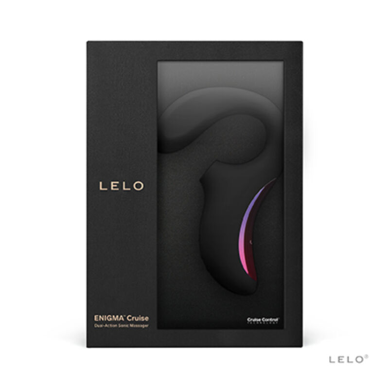 LELO – ENIGMA CRUISE MASSAGGIATORE SONICO A DOPPIA STIMOLAZIONE NERO