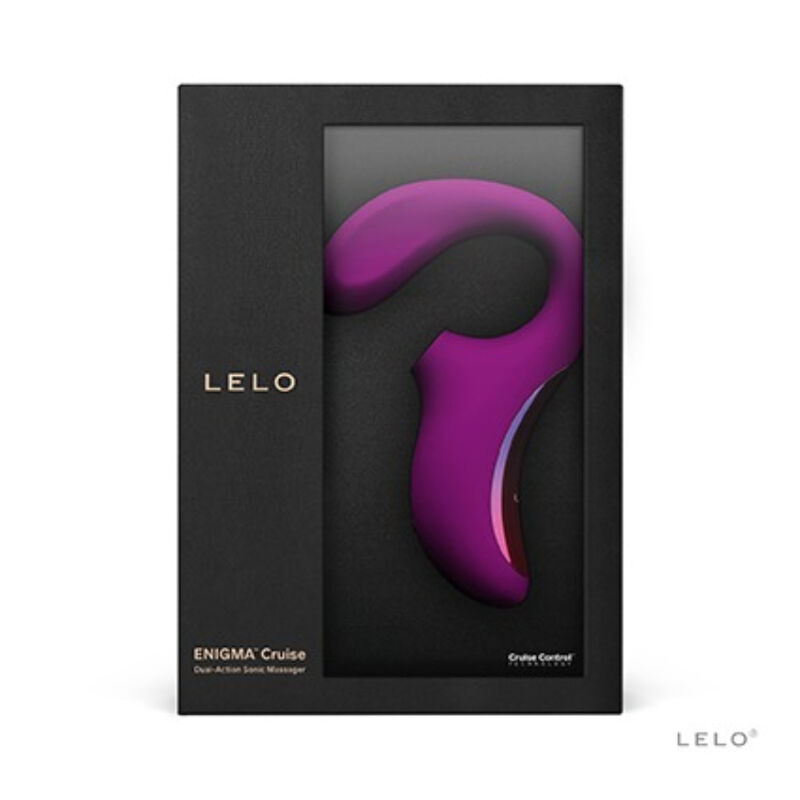 LELO – ENIGMA CRUISE MASSAGGIATORE SONICO A DOPPIA STIMOLAZIONE DEEP ROSE