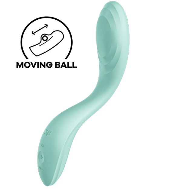SATISFYER – VIBRATORE RRROLLING PLEASURE GSPOT VERDE