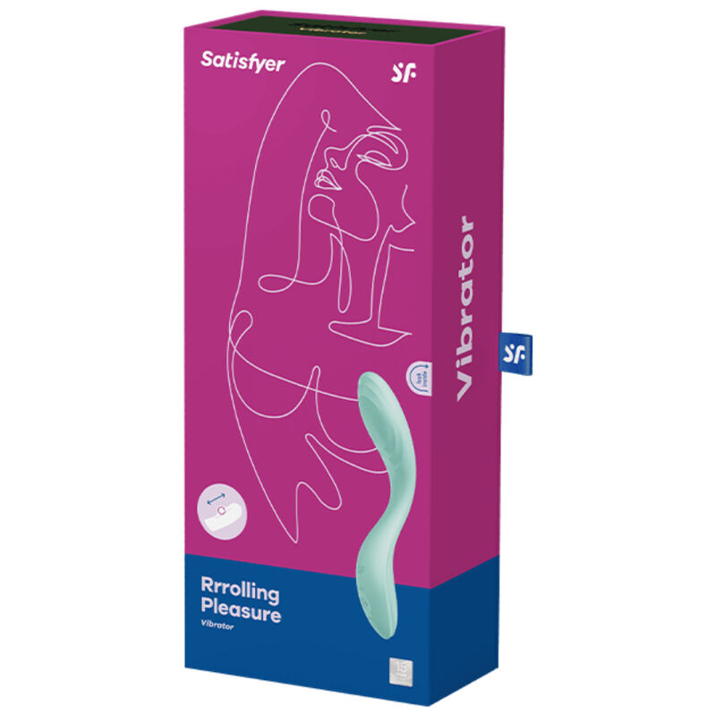 SATISFYER – VIBRATORE RRROLLING PLEASURE GSPOT VERDE