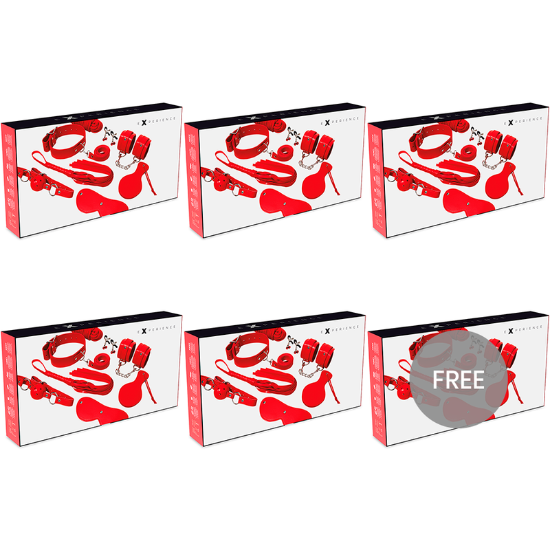EXPERIENCE – KIT FETISH BDSM SERIE ROSSA 5+1 GRATIS