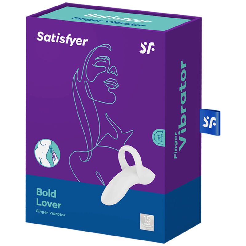 SATISFYER – VIBRATORE DA DITO BOLD LOVER BIANCO