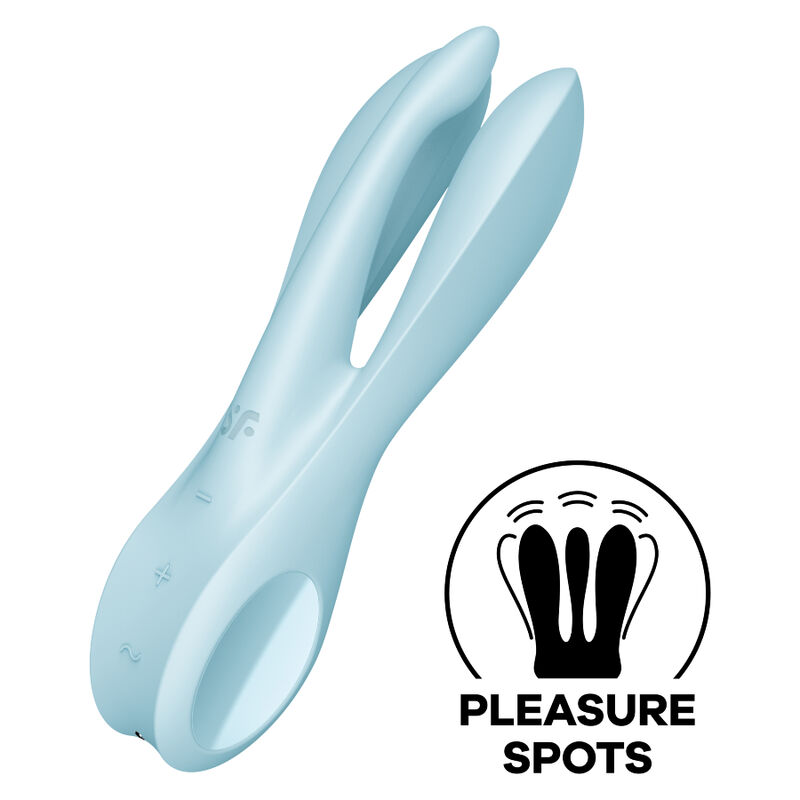 SATISFYER – THREESOME 1 VIBRATORE BLU