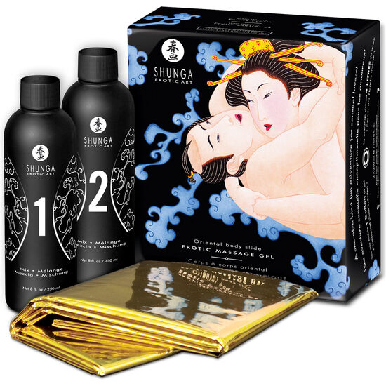 SHUNGA – GEL DA MASSAGGIO EROTICO CORPO A CORPO ORIENTALE AI FRUTTA ESOTICI