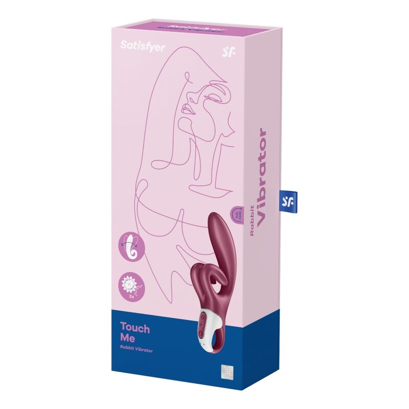 SATISFYER – VIBRAZIONE TOUCH ME RABBIT ROSSO