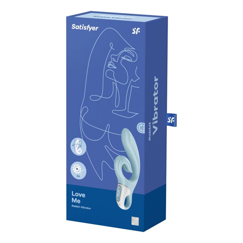 SATISFYER – LOVE ME RABBIT VIBRAZIONE BLU