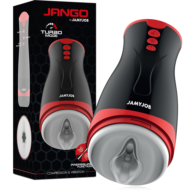 JAMYJOB – MASTURBATORE A COMPRESSIONE E VIBRAZIONE JANGO