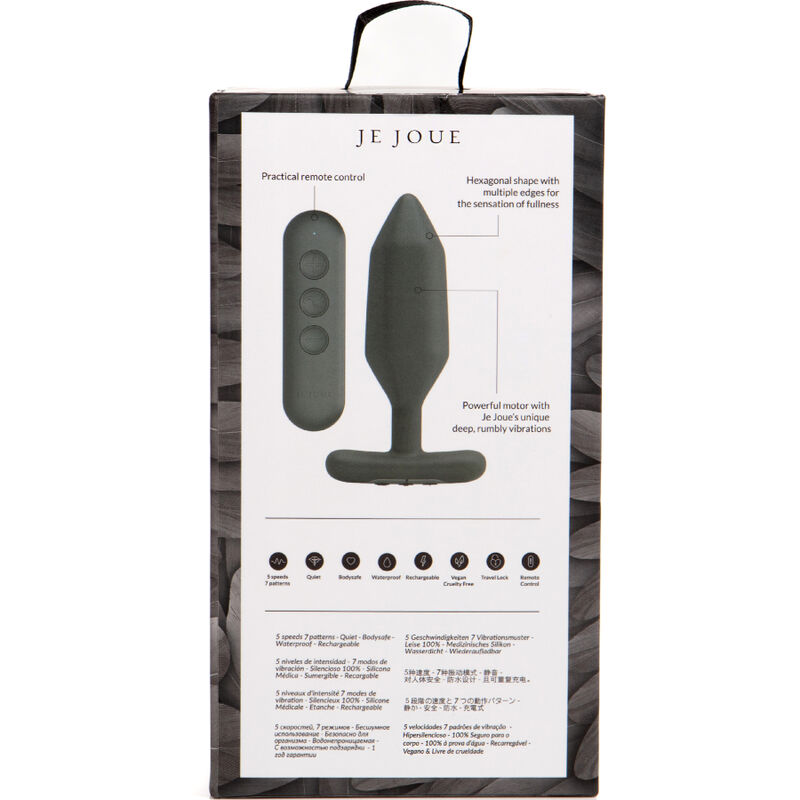 JE JOUE – VIBRATORE PLUG ANALE ONYX