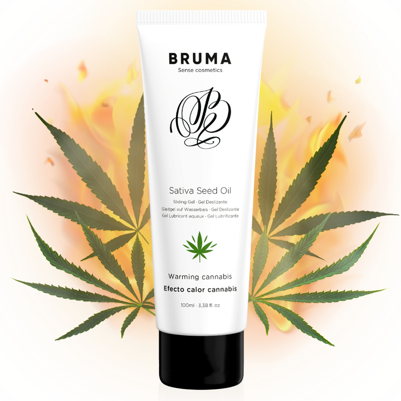 BRUMA – GEL SCORREVOLE ALLOLIO DI SEMI DI SATIVA SCALDANTE GUSTO CANNABIS 100 ML