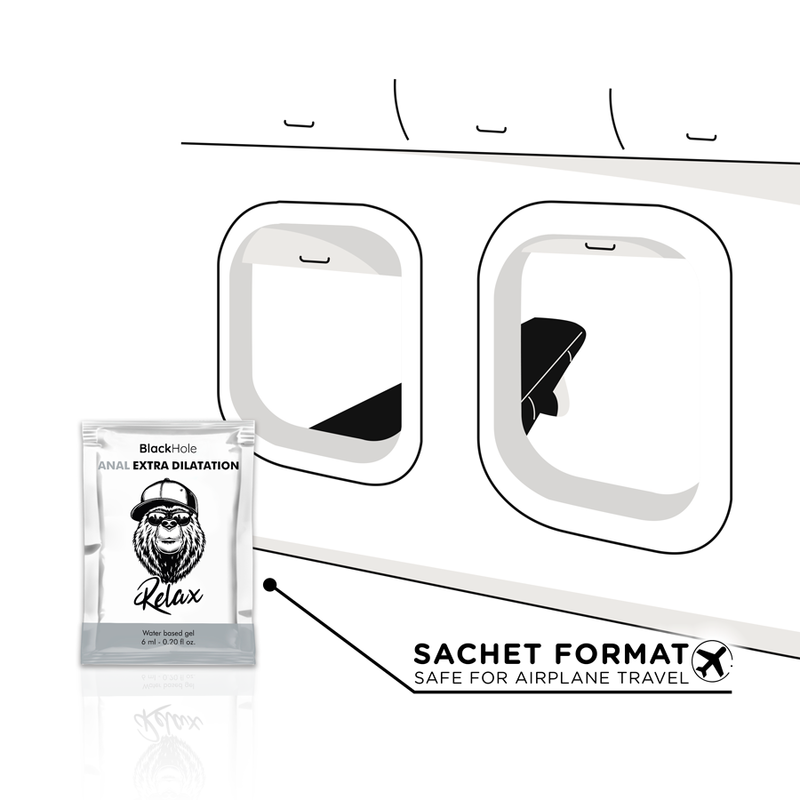 BLACK HOLE – GEL A BASE DACQUA EXTRA DILATAZIONE 6 ML MONODOSE