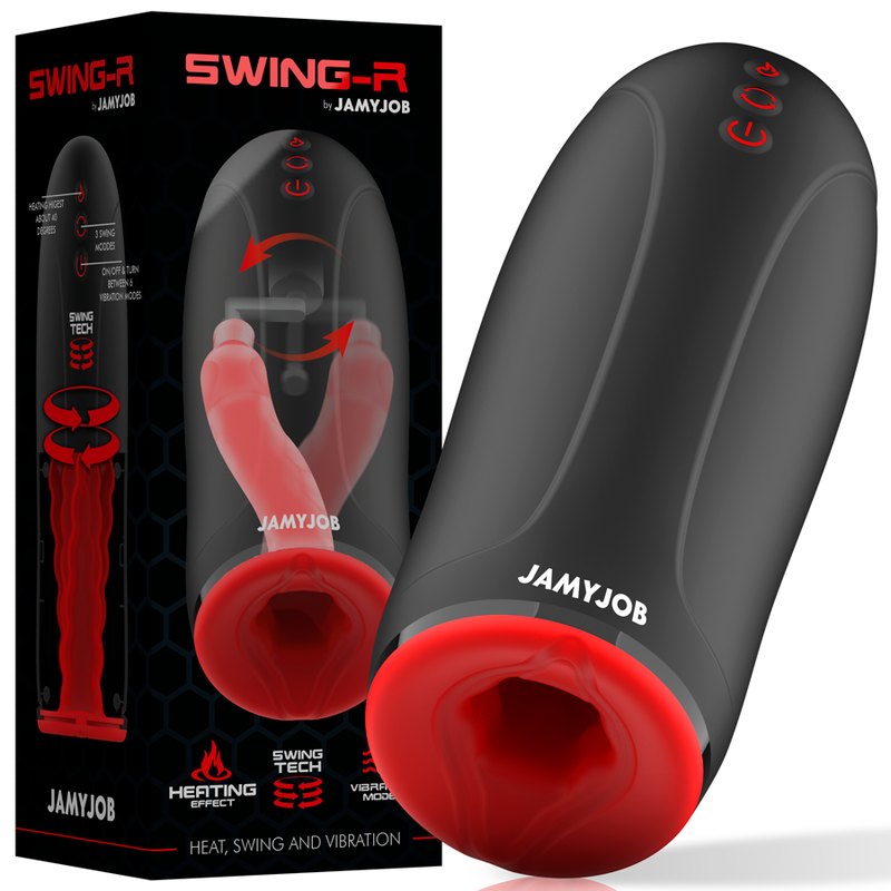 JAMYJOB – EFFETTO RISCALDANTE SWING-R, SWING TECH E MASTURBATORE VIBRANTE