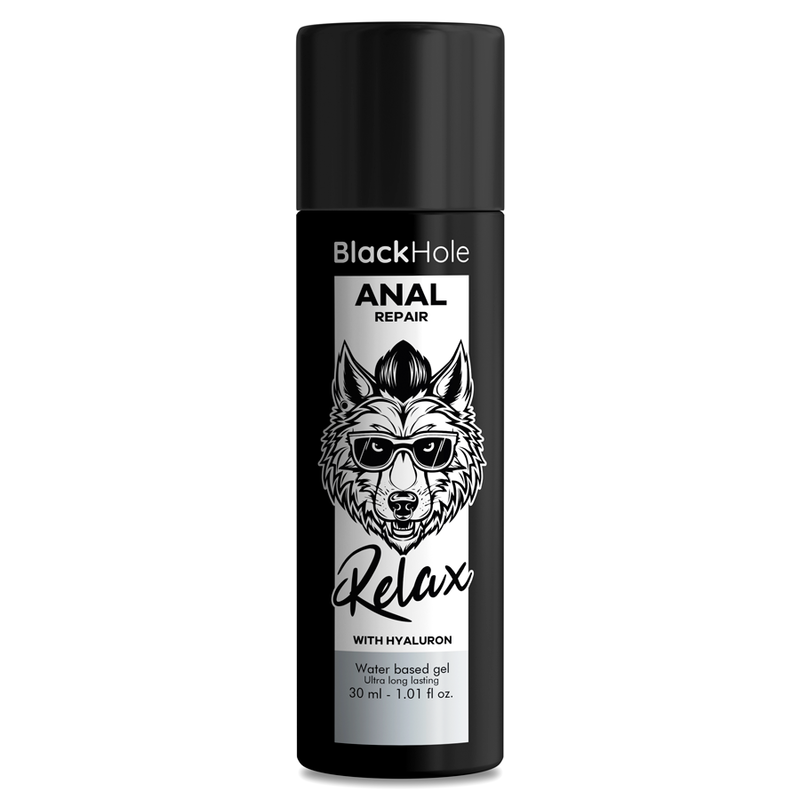 BLACK HOLE - RIPARATORE ANALE A BASE DACQUA RELAX CON IALURONICO 30 ML