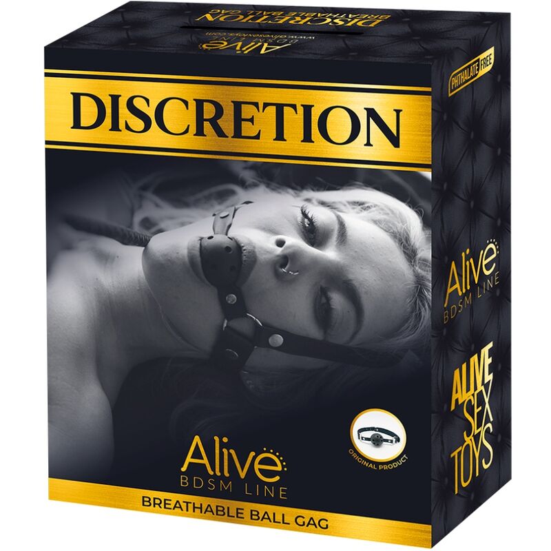 ALIVE – BAVAGLIO TRASPIRANTE DISCREZIONE NERO