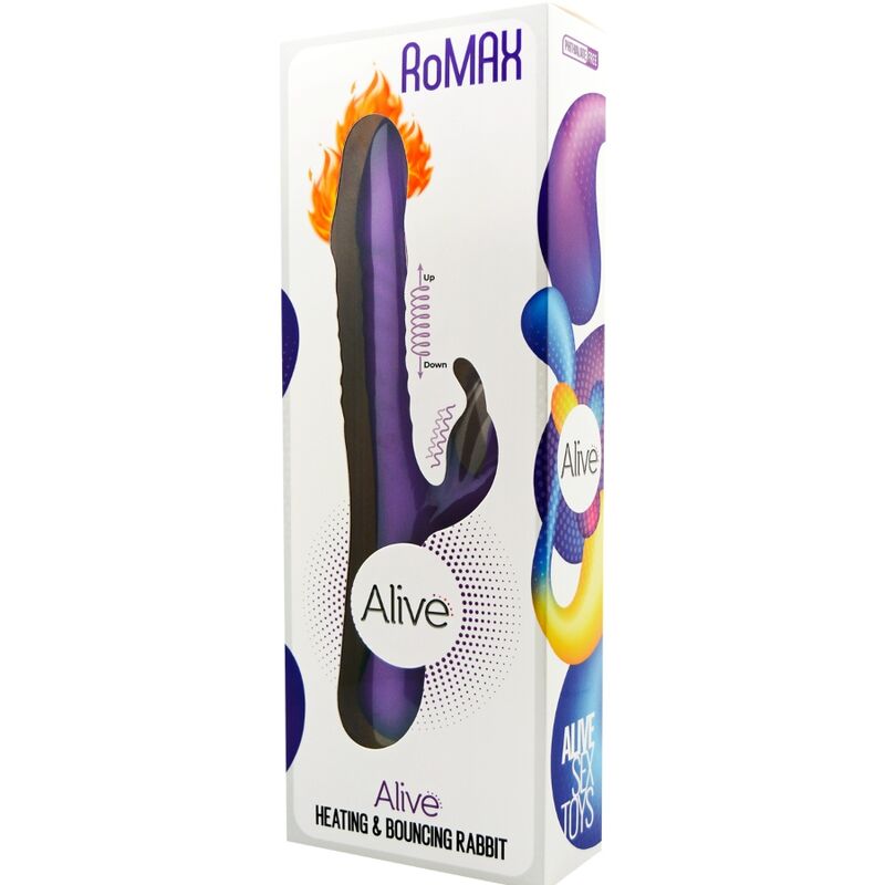 ALIVE – VIBRATORE ROMAX CONIGLIO SILICONE VIOLA