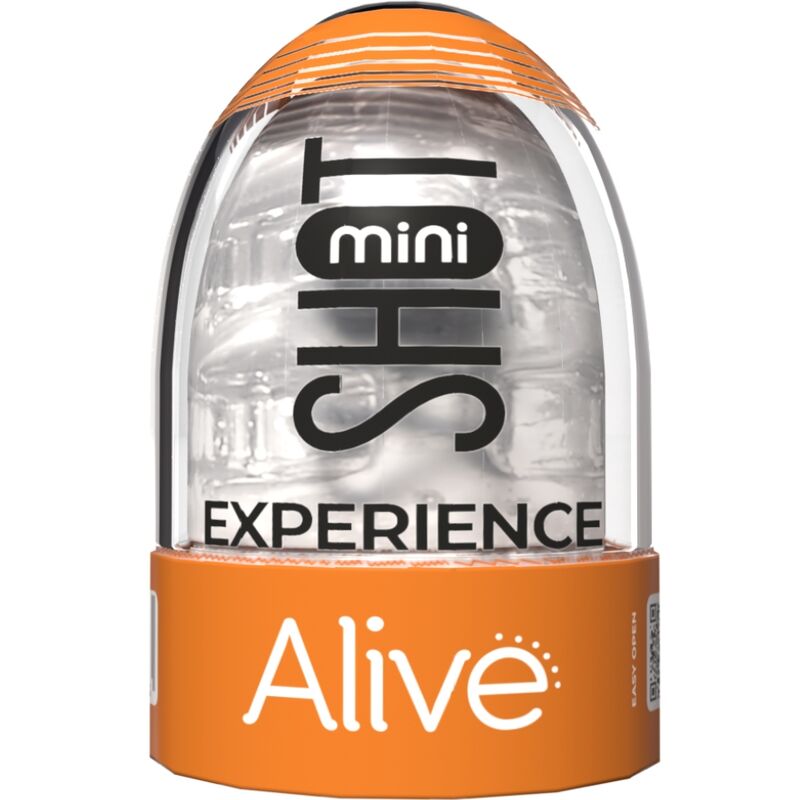 ALIVE – SHOT EXPERIENCE MINI MASTURBATORE TRASPARENTE