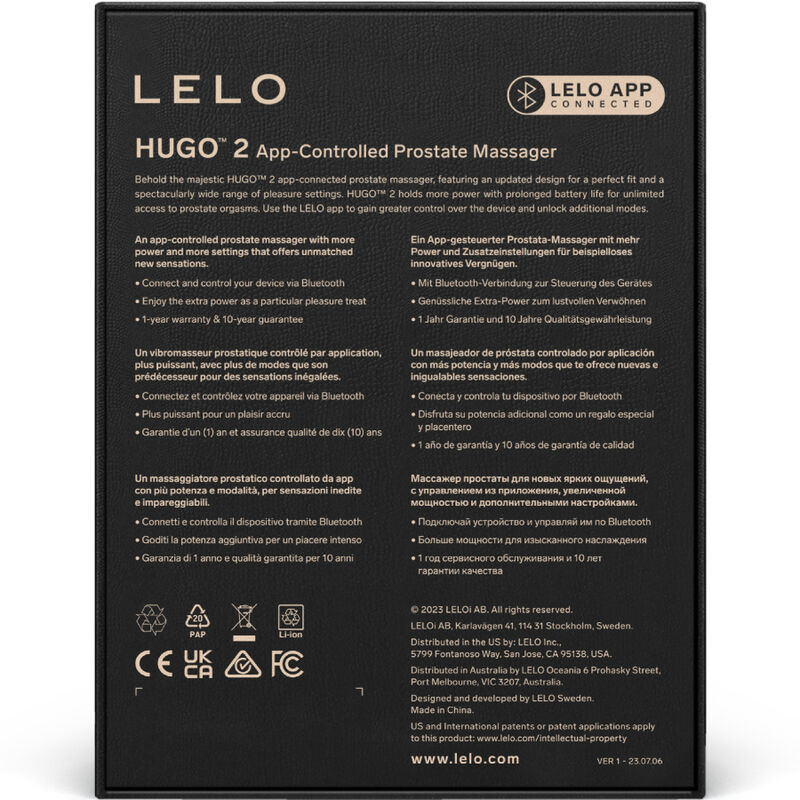 LELO – HUGO 2 MASAJEADOR DE PROSTATA VERDE