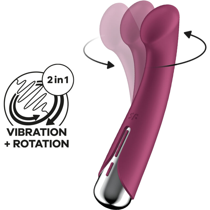SATISFYER – SPINNING G-SPORT 1 VIBRATORE ROTATORE ROSSO