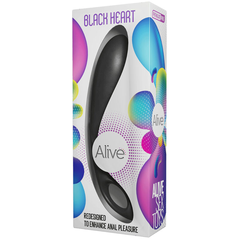 ALIVE – STIMOLATORE ANALE BLACK HEART TEAL