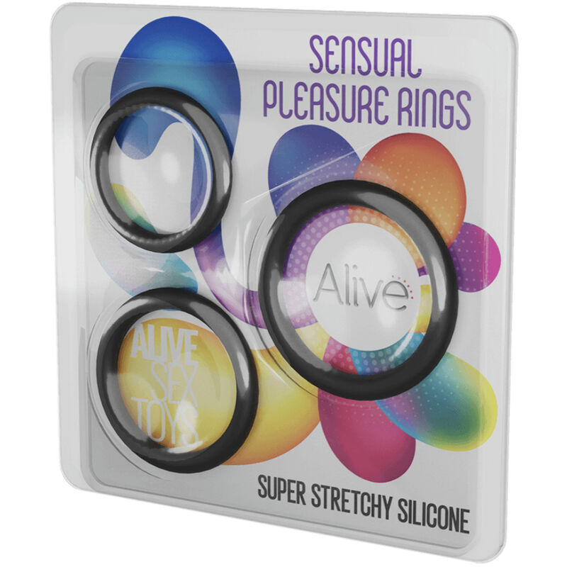 ALIVE – KIT TRE ANELLI DI PIACERE SENSUALE