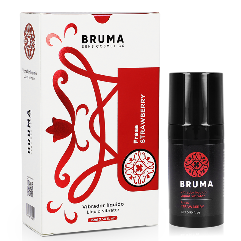 BRUMA – VIBRATORE LIQUIDO ULTRA SCORREVOLE FRAGOLA 15 ML