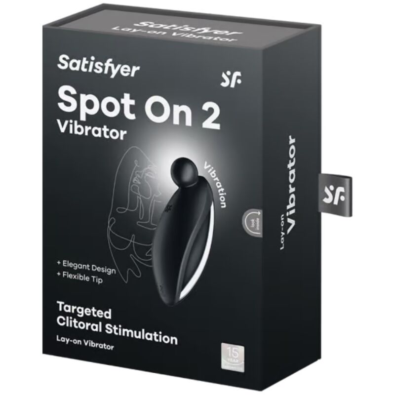 SATISFYER – SPOT ON 2 VIBRATORE LAY-ON NERO