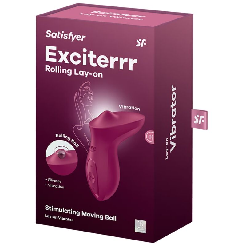 SATISFYER – VIBRATORE ECCITANTE DA APPOGGIO CLITORIDE FUCSIA