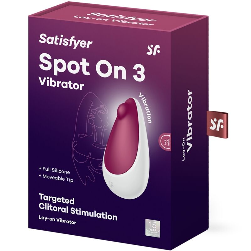 SATISFYER – SPOT ON 3 STIMOLATORE CLITORALE BERRY