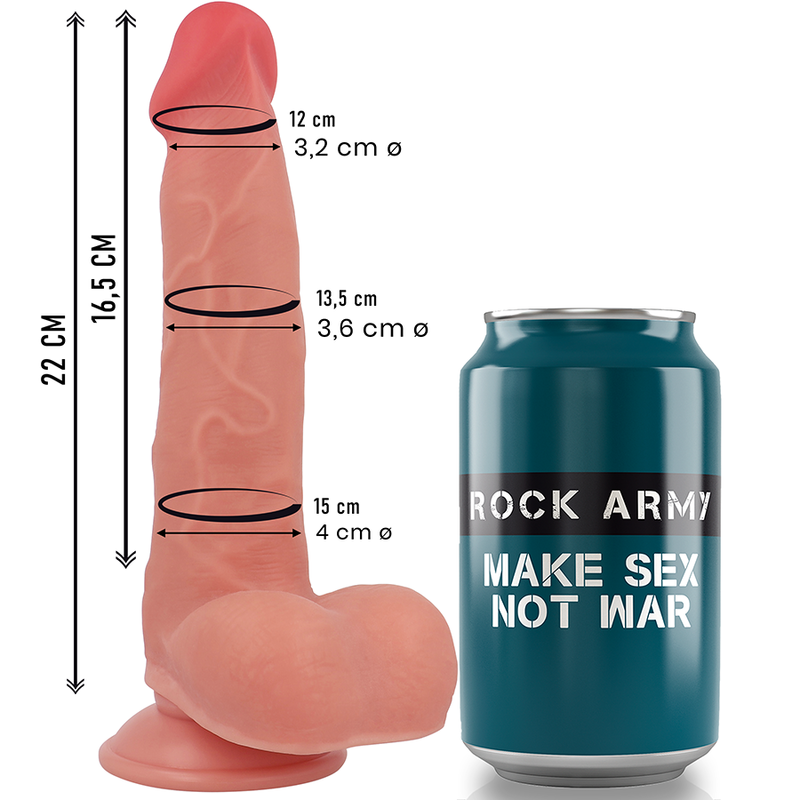 ROCKARMY – SILICONE LIQUIDO RANGER 22 CM -O- 3.6 CM