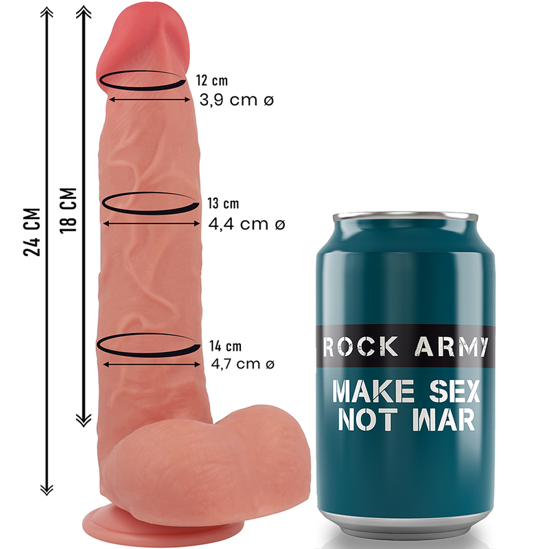 ROCKARMY – SILICONE LIQUIDO RAPTOR 24 CM -O- 4,4 CM