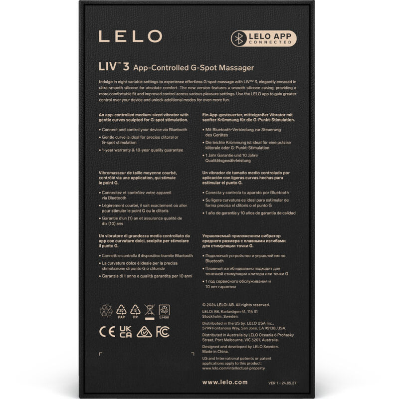 LELO – LIV™ 3 STIMOLATORE DEL PUNTO G VIOLA