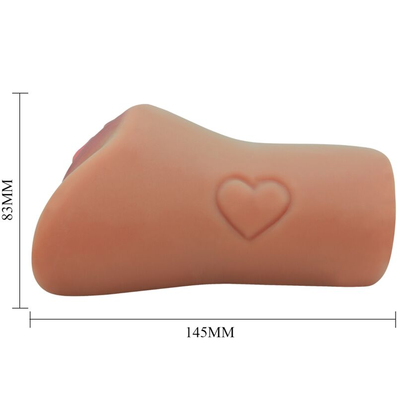 CRAZY BULL – VAGINA E ANO SCARLATTO DESIGN CON CUORE IN CARNE