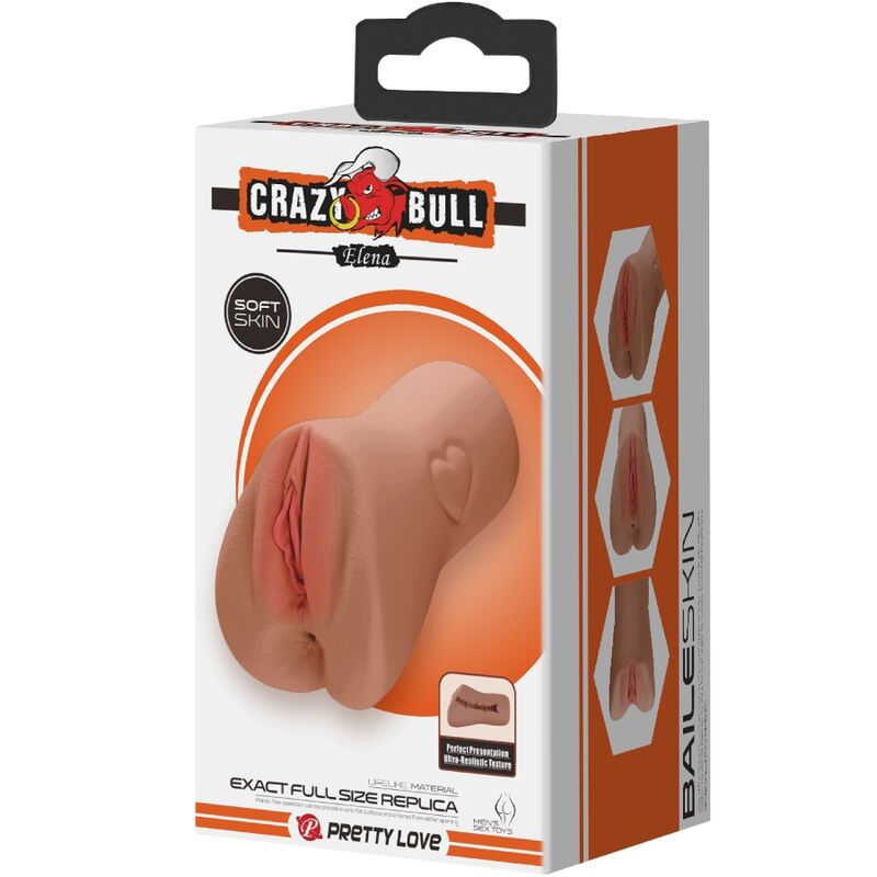 CRAZY BULL – VAGINA E ANO SCARLATTO DESIGN CON CUORE IN CARNE