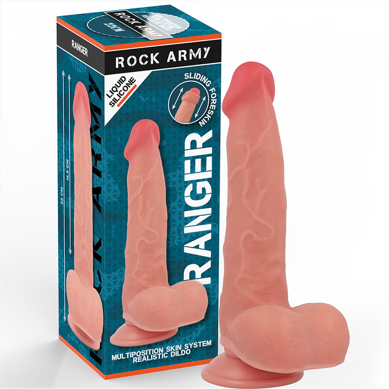 ROCKARMY – SILICONE LIQUIDO RANGER 22 CM -O- 3.6 CM