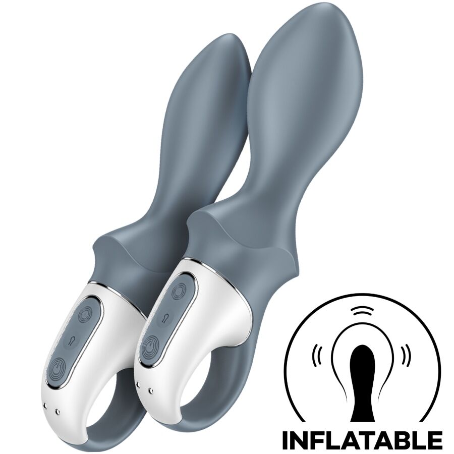 SATISFYER – AIR PUMP BOOTY 1 VIBRATORE ANALE GONFIABILE GRIGIO