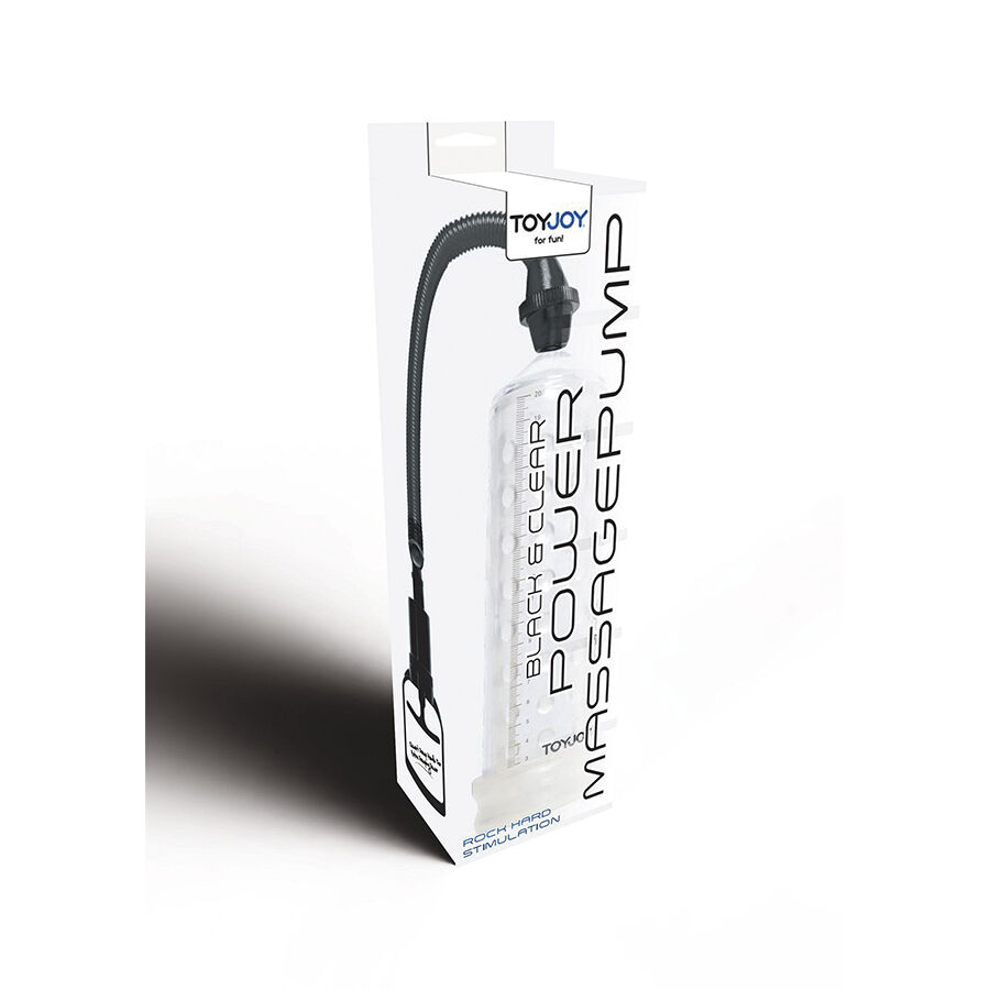 TOYJOY – POMPA PER MASSAGGI POTENTE CON MANICOTTO TRASPARENTE