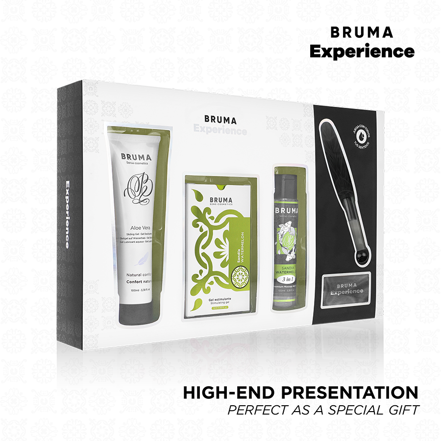 BRUMA XPERIENCE – KIT TENTAZIONE DOLCE ANGURIA CON POTENZIATORE DI ORGASMO