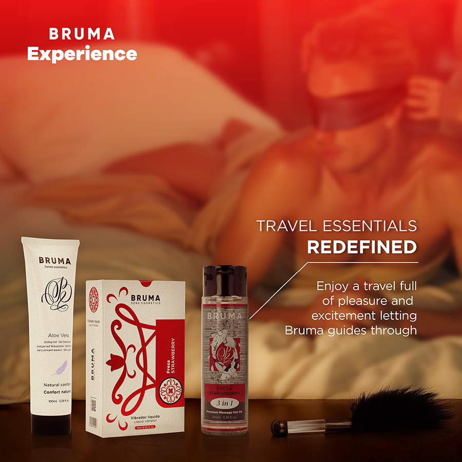BRUMA XPERIENCE – KIT TENTAZIONE VIBRO-ORGASMICA DOLCE FRAGOLA