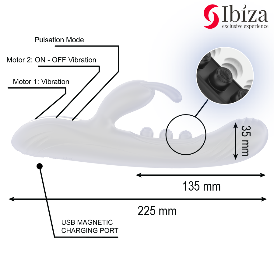 IBIZA – CONIGLIO VIBRANTE CON PULSAZIONE