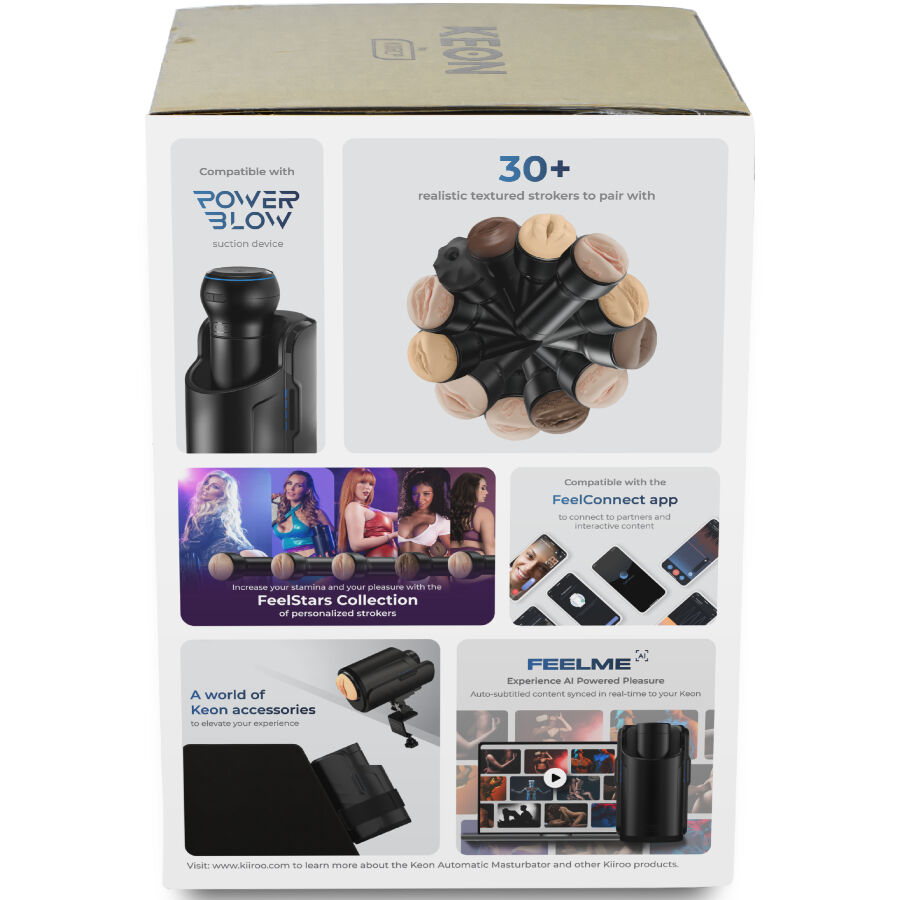 KIIROO – KEON WIFI COMBO MASTURBATORE AUTOMATICO + FEEL STROKER