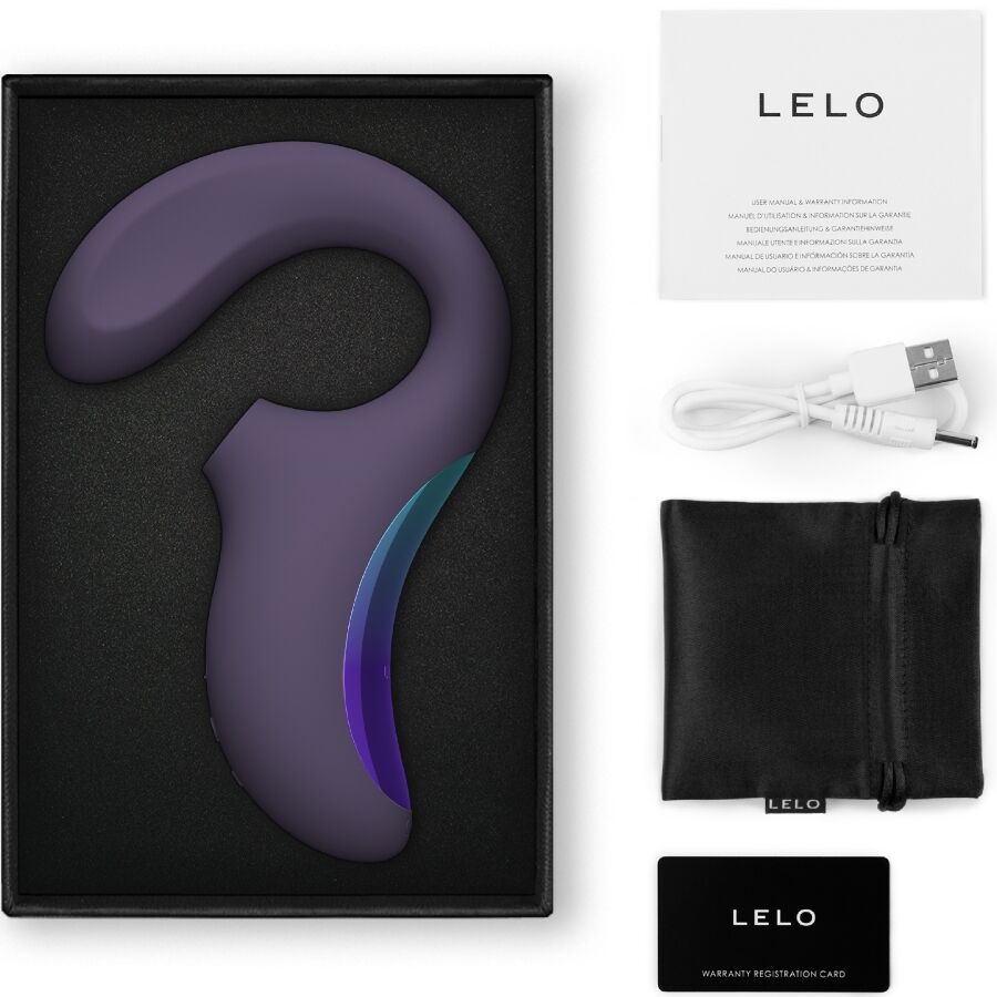 LELO – ENIGMA WAVE MASSAGGIATORE A TRIPLA VIBRAZIONE CYBER PURPLE