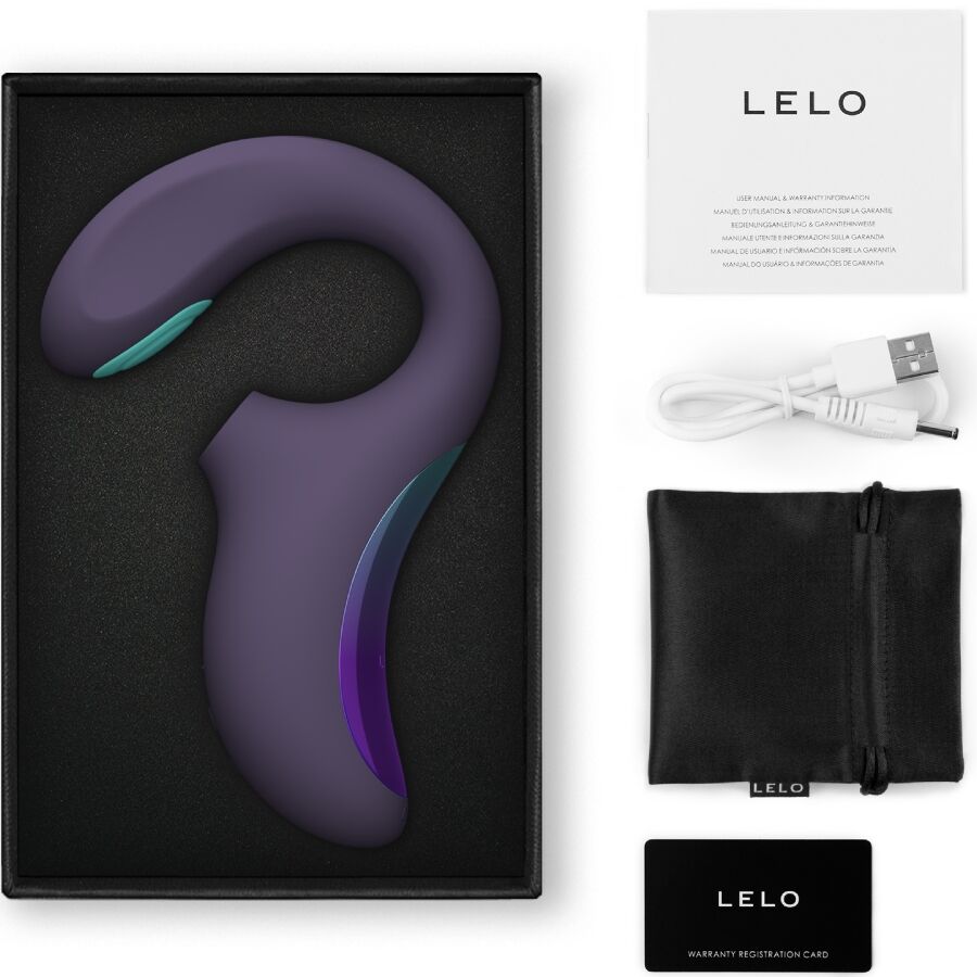 LELO – ENIGMA DOUBLE SONIC VIBRATOR POINT G CYBER PURPLE