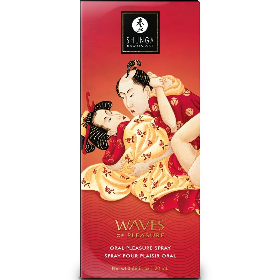 SHUNGA – WAVES PLEASURE SPRAY ORALE SEDUCENTE FRAGOLA 20 ML