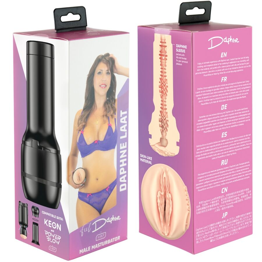 KIIROO - FEEL DAPHNE LAAT STARS COLLECTION STROKERS POWERBLOW COMPATIBILE